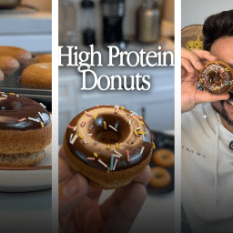 Easy Eggless High-Protein Donuts Recipe (No Maida, No Sugar, Baked!)