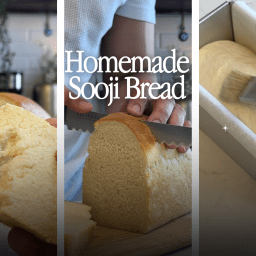 No Maida Sooji Bread Recipe | Healthy Homemade Semolina Bread