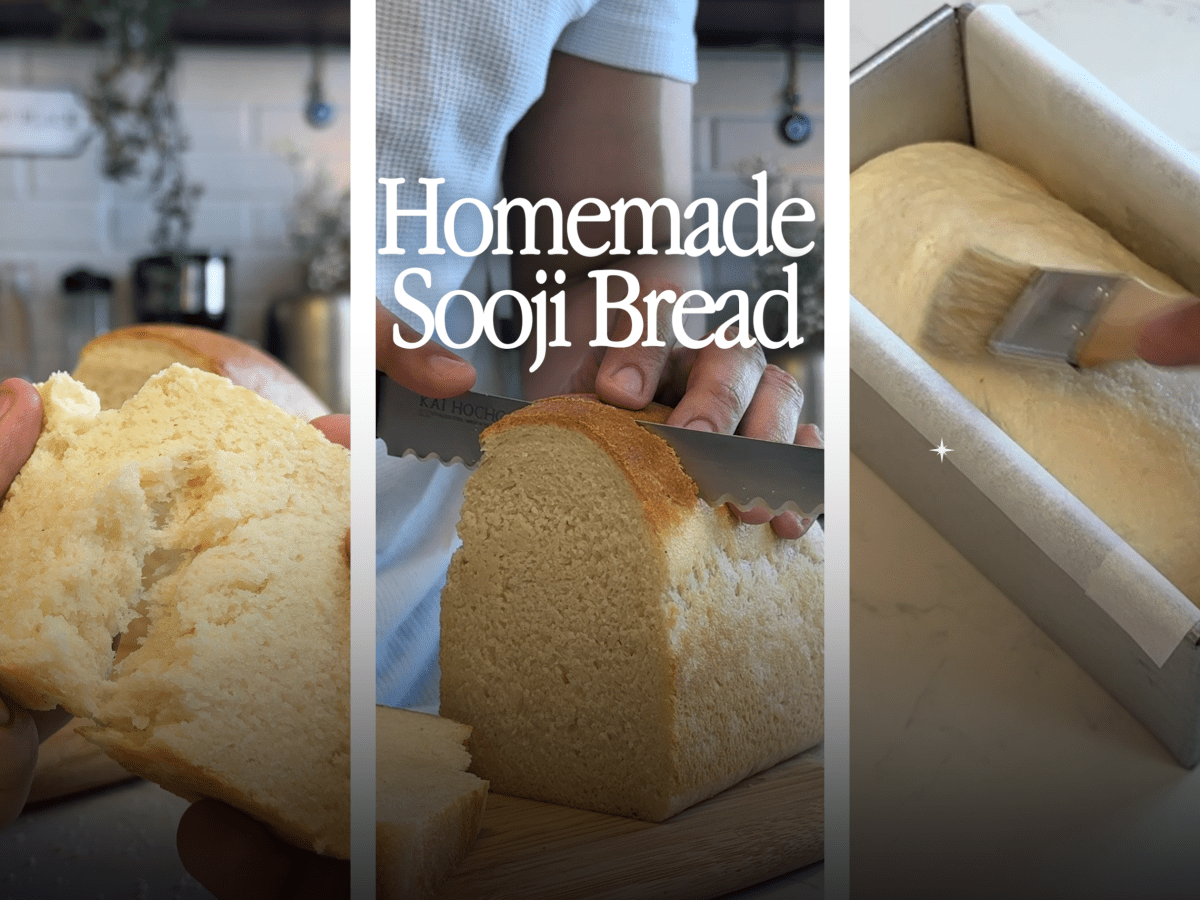 No Maida Sooji Bread Recipe | Healthy Homemade Semolina Bread