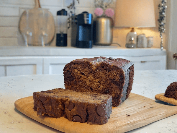 Eggless Banana Bread with Chocolate Chips – Moist &&nbsp;Easy