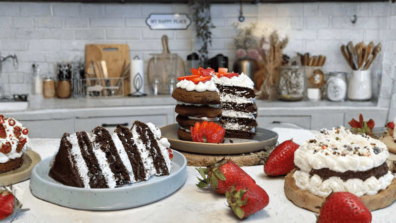 Eggless Chocolate Soufflé Pancake Recipe (Fluffy & Thick – No&nbsp;Eggs)